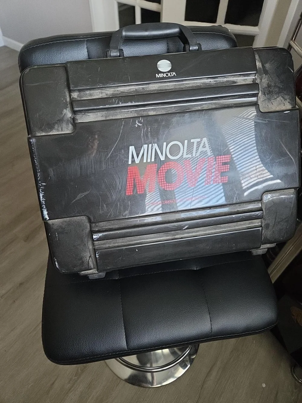 Minolta Movie Hard Case in Black with Red Logo